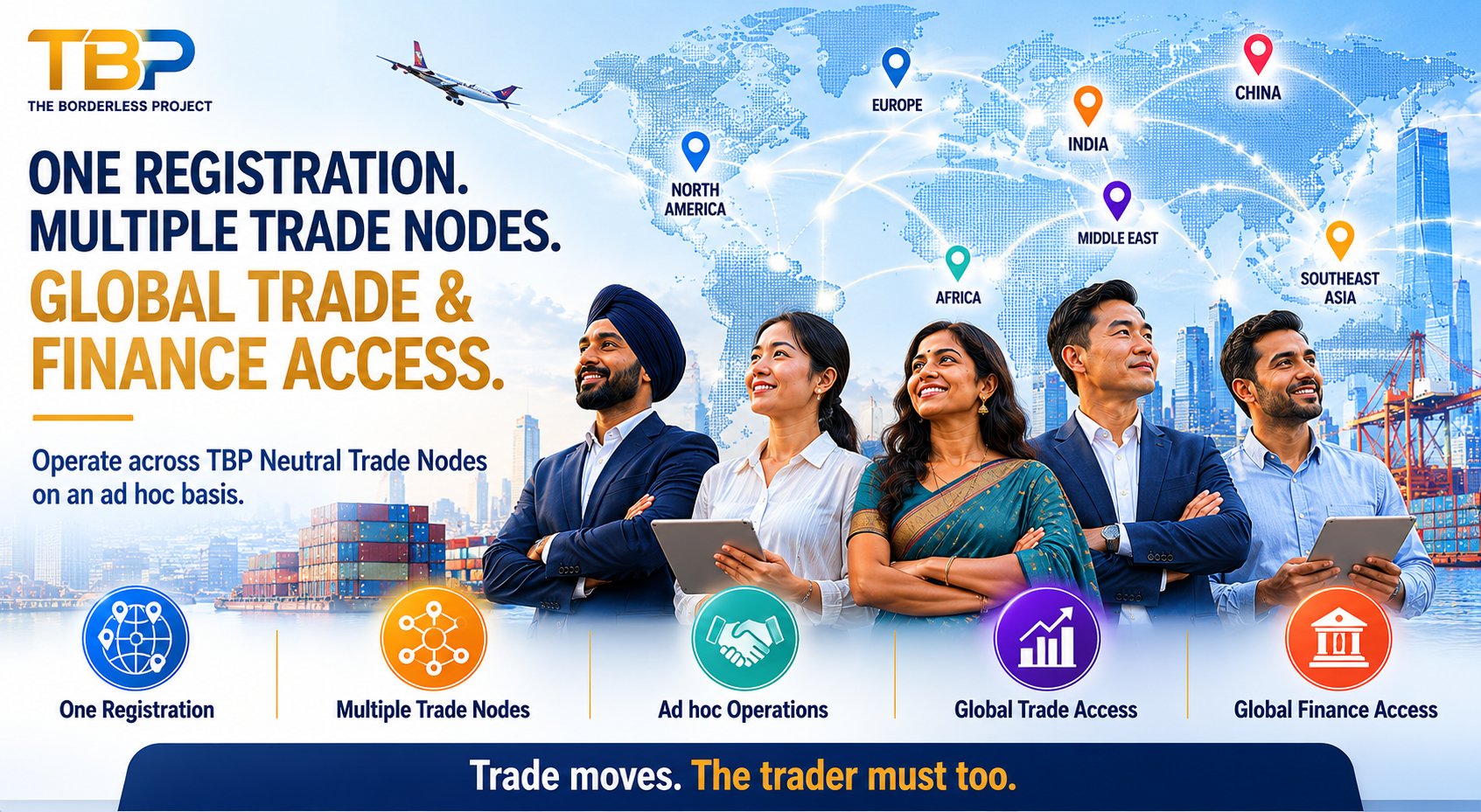 TBP Global Nomadic Trader — One Registration, Multiple Trade Nodes, Global Trade & Finance Access